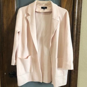 Jcrew Sophie Open Front Sweater Blazer